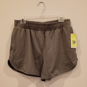 NWT All in Motion Women's Athletic Shorts in Olive